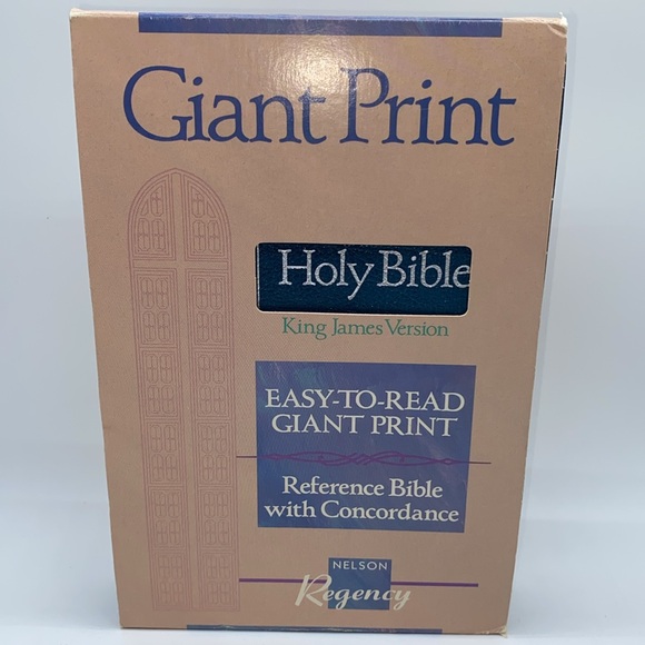 Giant Print Reference Bible with Concordance King James Version Bonded Leather - Picture 12 of 16